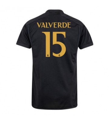 Real Madrid Federico Valverde #15 Tredjetröja 2023-24 Kortärmad